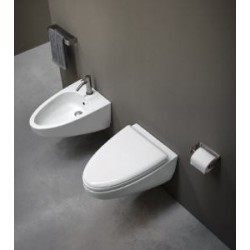 Abattant WC Navaris design pailleté - Abattant WC transparent 42 x