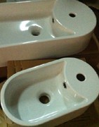 Cristalplant and Resin Bathroom Sinks from Italy